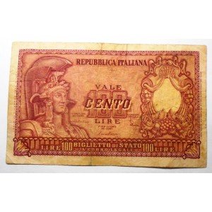 100 Lire 31.12.1951 Di...