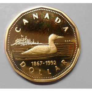 CANADA 1 Dollar 1867-1992 -...