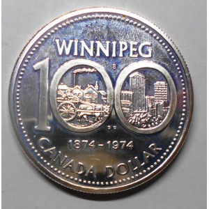 CANADA 1 Dollar 1974...