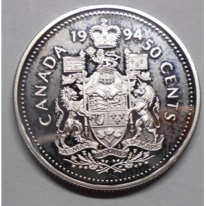 CANADA 50 Cents 1994 Proof