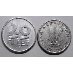 HUNGARY 20 Filler 1967
