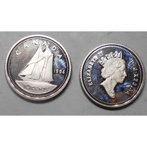 CANADA 10 Cents 1994 Proof