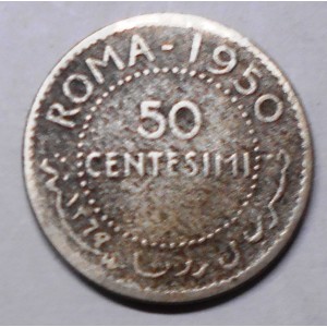 AFIS 50 Centesimi 1950