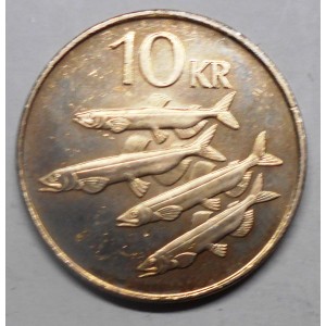 ICELAND 10 Kronur 1994