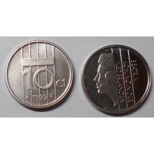 NETHERLANDS 10 Cents 1999