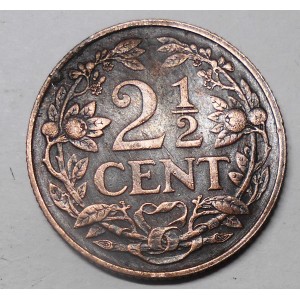 NETHERLANDS 2 1/2 Cent 1916