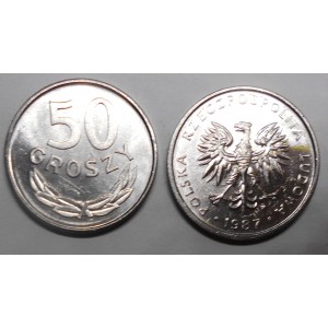 POLAND 50 Groszy 1987