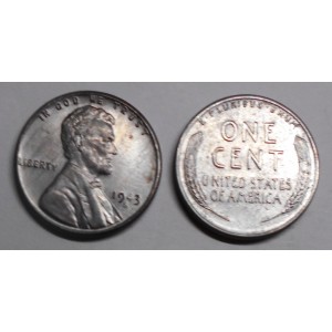 USA 1 Cent 1943 D Lincoln