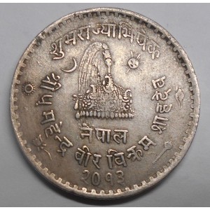 NEPAL 1 Rupee 1956 (VS2013)...
