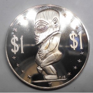 COOK ISLANDS 1 Dollar 1977...