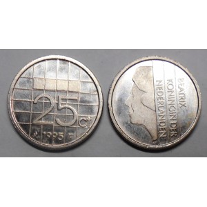 NETHERLANDS 25 Cents 1995