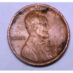 USA 1 Cent 1924 Lincoln