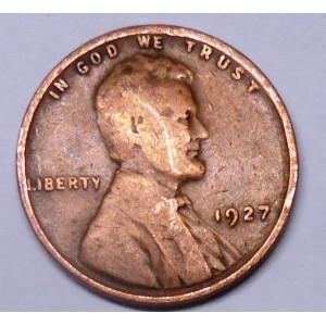 USA 1 Cent 1927 Lincoln