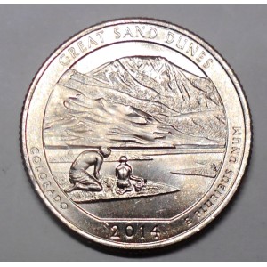 USA 1/4 Dollar 2014 P...