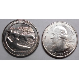 USA 1/4 Dollar 2017 P Iowa...