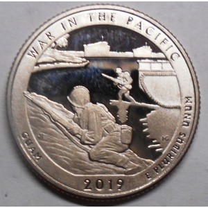 USA 1/4 Dollar 2019 S Guam-...
