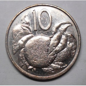 COOK ISLANDS 10 Cents 1992