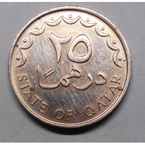 QATAR 25 Dirhams 1976
