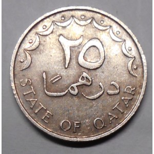 QATAR 25 Dirhams 1990