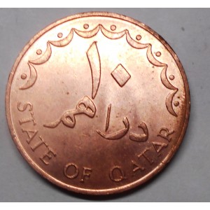 QATAR 10 Dirhams 1973