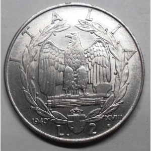 2 Lire 1940 M. FDC