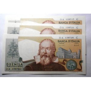 2000 Lire Galileo 1973 n. 3...