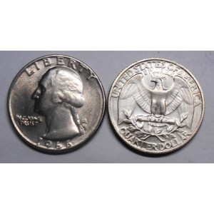 USA Washington Quarter 1966