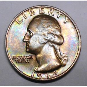 USA Washington Quarter 1969