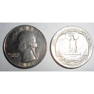 USA Washington Quarter 1986 D