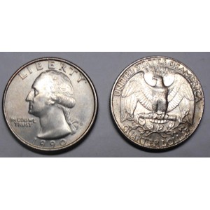 USA Washington Quarter 1990 D
