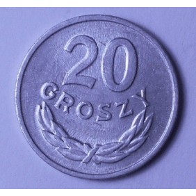 POLAND 20 Groszy 1962