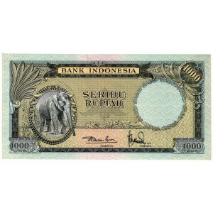 INDONESIA 1000 Rupiah 1957