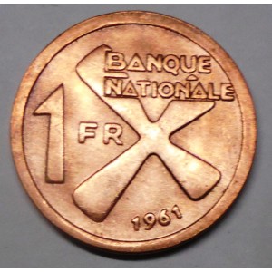 KATANGA 1 Franc 1961