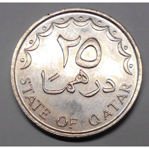 QATAR 25 Dirhams 1993