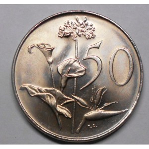 SOUTH AFRICA 50 Cents 1972