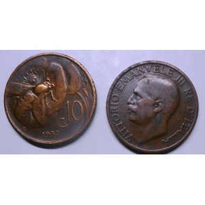 10 Centesimi APE 1937