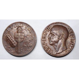 10 Centesimi Impero 1937