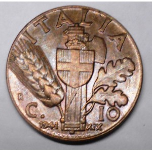 10 Centesimi IMPERO 1941