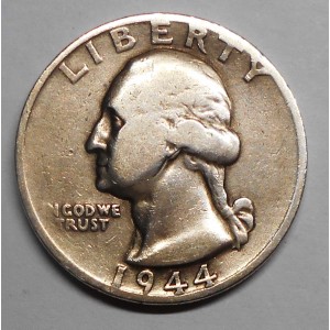 USA Washington Quarter 1944...