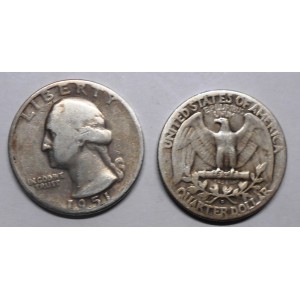 USA Washington Quarter 1951...
