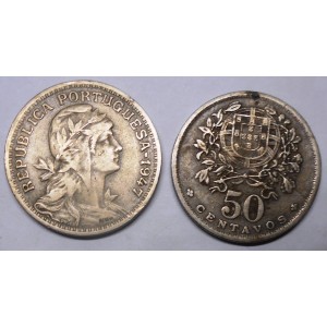 PORTUGAL 50 Centavos 1947