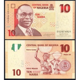 NIGERIA 10 Naira 2007