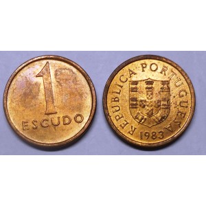 PORTUGAL 1 Escudo 1983