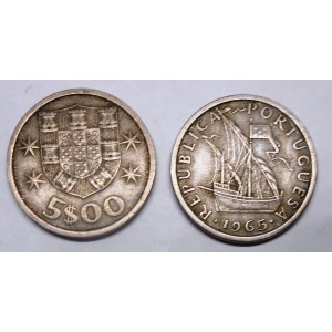 PORTUGAL 5 Escudos 1965