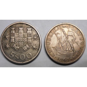 PORTUGAL 5 Escudos 1967