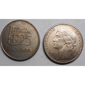 PORTUGAL 25 Escudos 1985