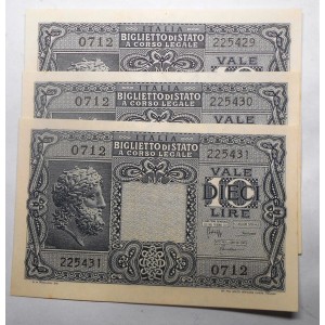 10 Lire 1944 Luogotenenza...