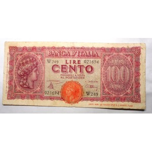 100 Lire 1944 Luogotenenza...