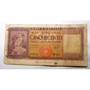 500 Lire 1961 ITALIA ORNATA...