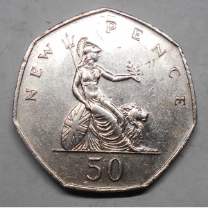 GREAT BRITAIN 50 New Pence...